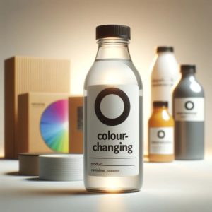 DALL·E 2024-05-20 17.28.03 - Create a high-quality image of a colour-changing label, styled like a professional photoshoot. The image should focus on the label attached to a produ_result